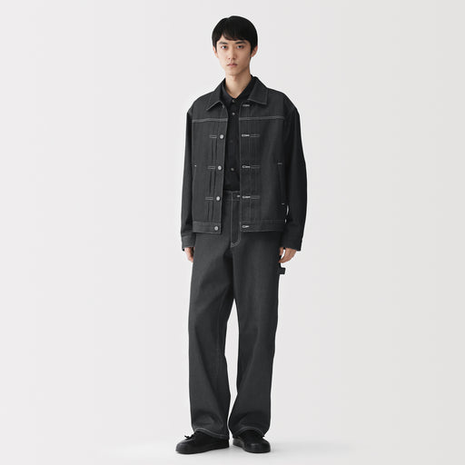 Labo Polyester Denim Work Pants MUJI