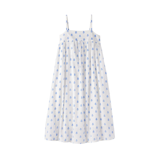 #26SS Block Print Cami Dress BC2QM26S (delete variants) White Pattern MUJI