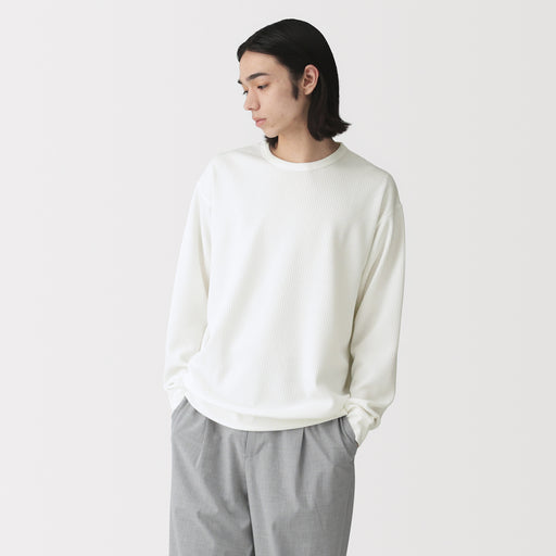 UV Protection Waffle T-Shirt MUJI