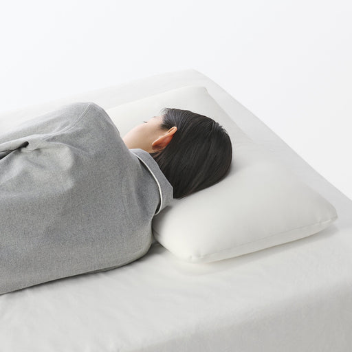 Washable Cover Plump Low Pillow (W15.7 x L23.6") MUJI