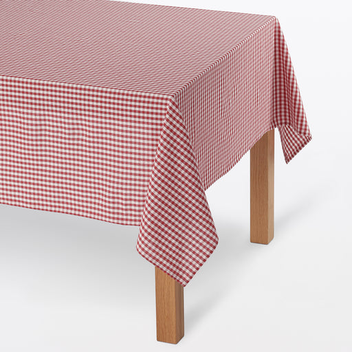 #WK13 YL - Indian Cotton Tablecloth - Off-white x Red MDV34A6S MUJI