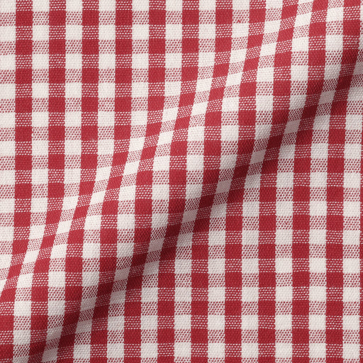 #WK13 YL - Indian Cotton Napkin - Off-white x Red MDV38A6S MUJI