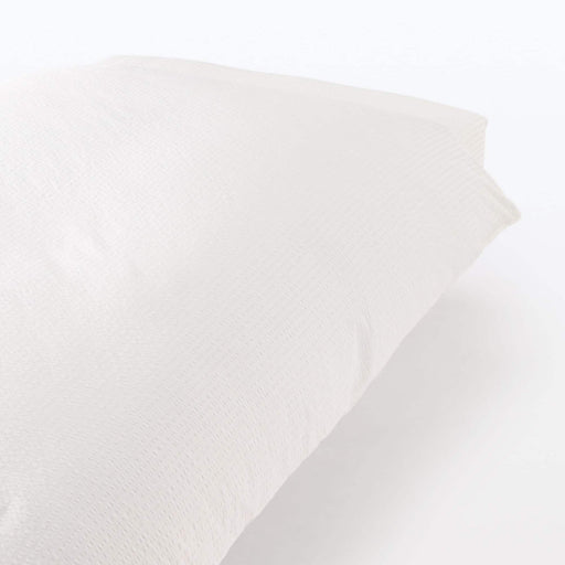 Cotton Seersucker Duvet Cover Off White MUJI