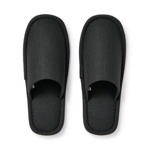 Either-Foot Slippers Black MUJI