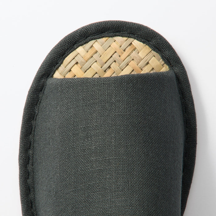 Mujo Ys Malay Grass Open Toe Slippers | Summer Home Slippers | MUJI USA
