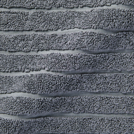 Cotton Linen Bath Mat (W23.6 x L35.4") Charcoal Gray MUJI