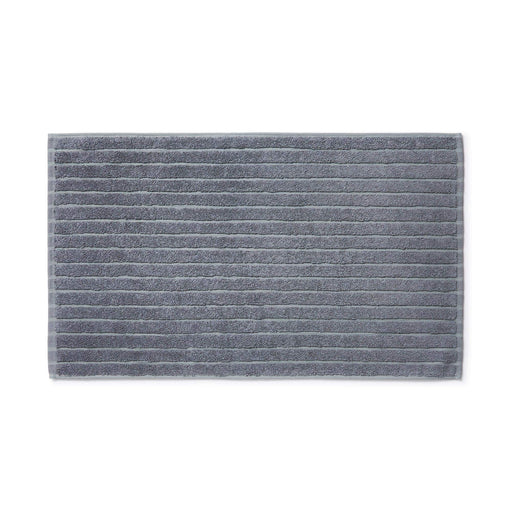 Cotton Linen Bath Mat (W23.6 x L35.4") Charcoal Gray MUJI