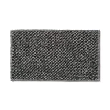 Chenille Bath Mat (W17.7 x L27.6") Charcoal Gray MUJI
