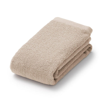 Twin Pile Face Towel Pink Beige MUJI