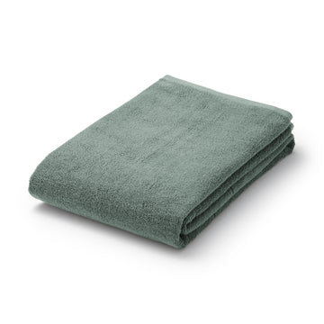 Twin Pile Large Bath Towel Green MUJI