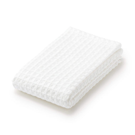 Waffle Face Towel Off White MUJI