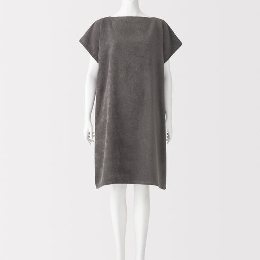 Bath Towel Poncho Charcoal MUJI