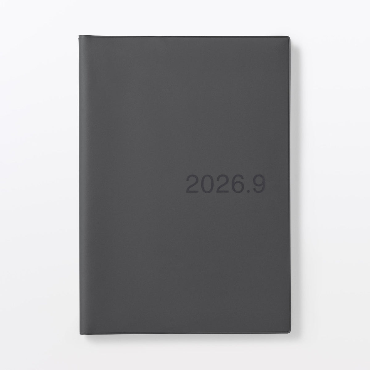B5 Dark Gray Monthly/Weekly Planner Aug. 2026 | MUJI USA
