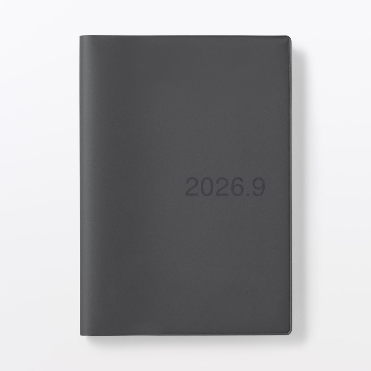 B6 Dark Gray Monthly/Weekly Planner Aug. 2026 | MUJI USA