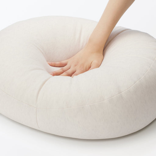 Cotton Cool Touch Cushion Ivory MUJI