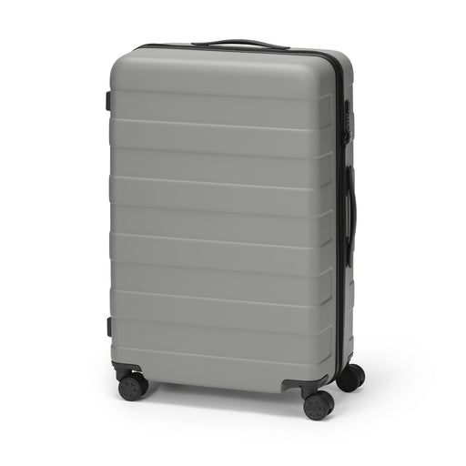 Adjustable Handle Hard Shell Suitcase 75L | Check-In Gray MUJI
