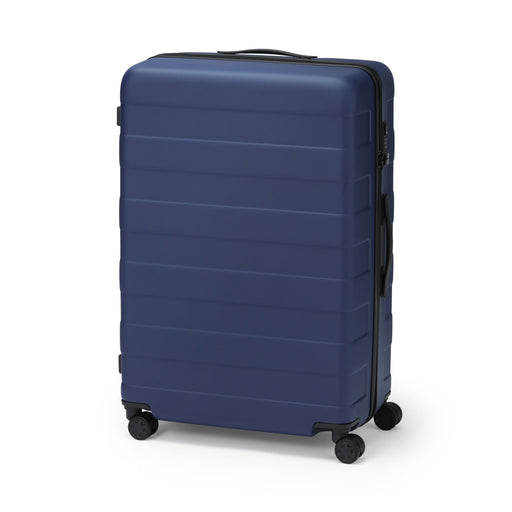 Adjustable Handle Hard Shell Suitcase 105L | Check-In Navy MUJI