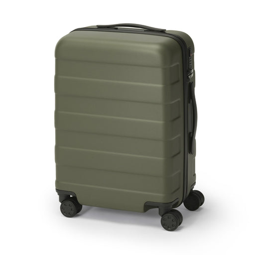 Adjustable Handle Hard Shell Suitcase 36L | Carry-On Smoky Green MUJI