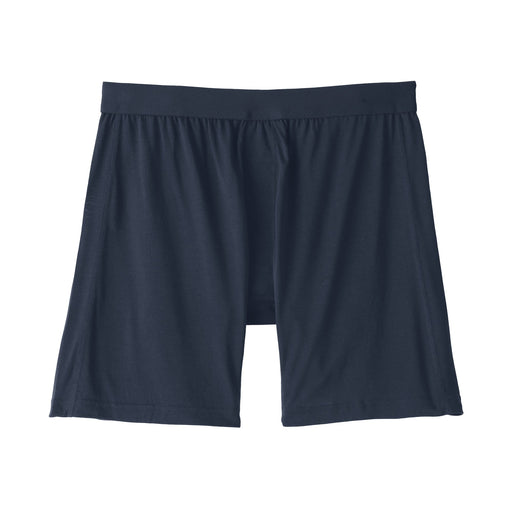 Lyocell Blend Front Open Trunks Navy MUJI