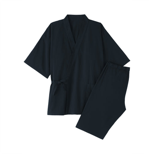 Shijira Jinbei Loungewear Set Dark Navy MUJI