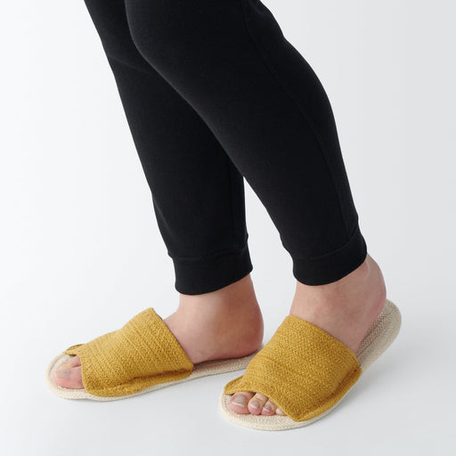 Open Toe Room Sandals Mustard MUJI