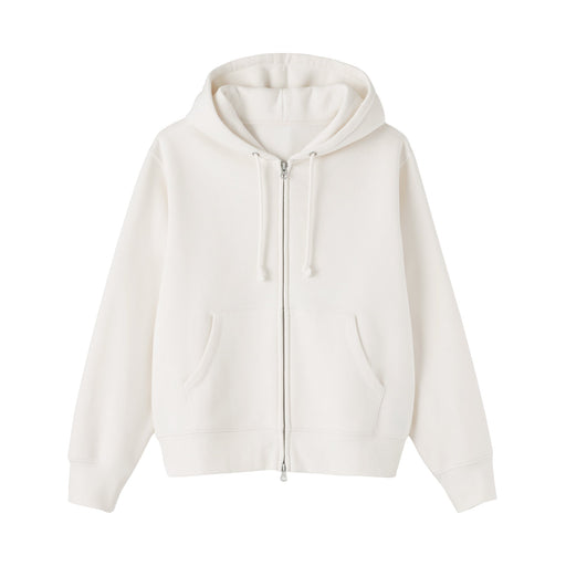 Full Zip Hoodie Off White MUJI