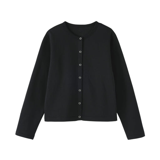 #26SS Sweatshirt Cardigan Black MUJI