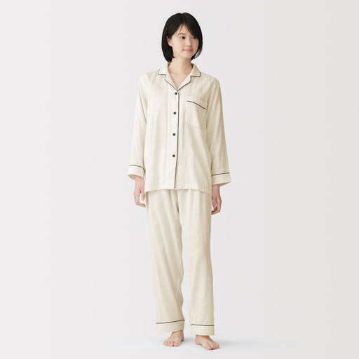 Side Seamless Double Gauze Pajamas MUJI