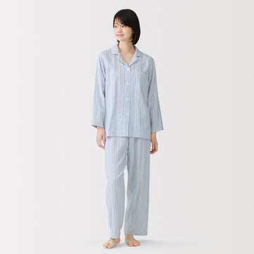 Side Seamless Double Gauze Pajamas MUJI
