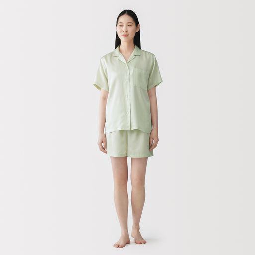 Lyocell Satin Pajamas MUJI