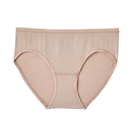 Lyocell Blend Low-Rise Shorts Apricot MUJI