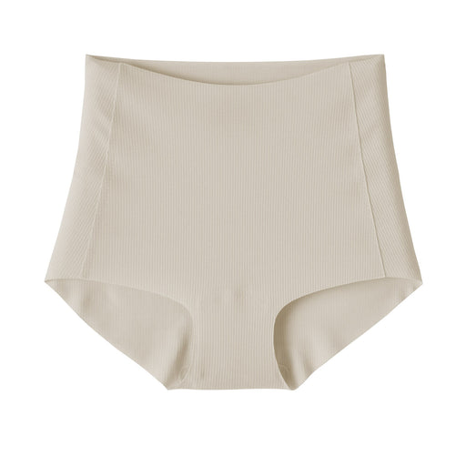 Soft Ribbed Shorts Ivory MUJI