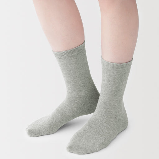 Loose Top Socks Gray MUJI