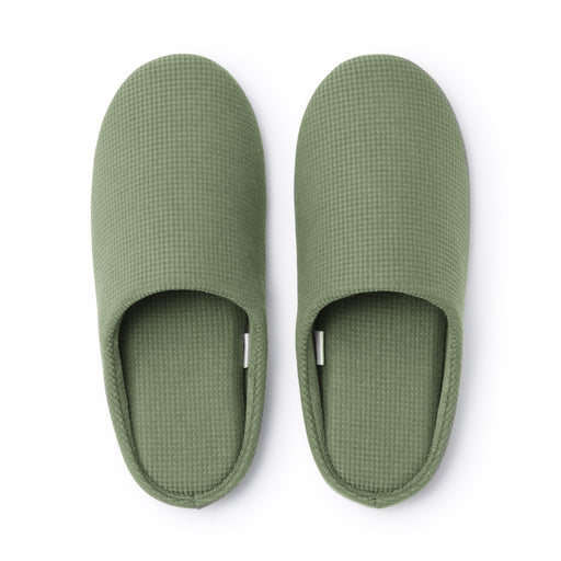 #import - wk 14 - incomplete- - YL - Cotton Insole Slippers JKAJ6A6S Green MUJI