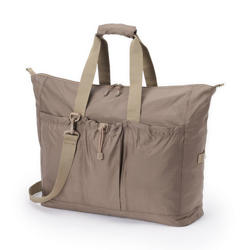 Water Repellent Ripstop Boston Bag Mocha Brown MUJI