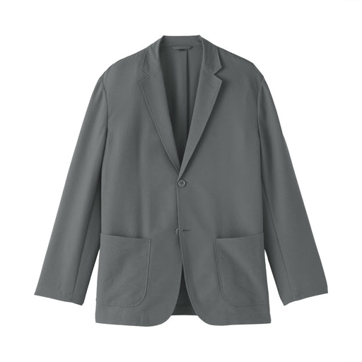 Breathable Seersucker Jacket Medium Gray MUJI