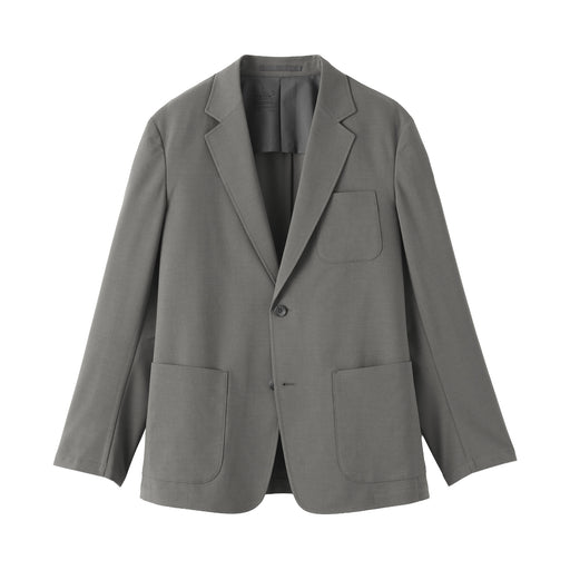 Water Repellent Stretch Jacket Medium Gray MUJI