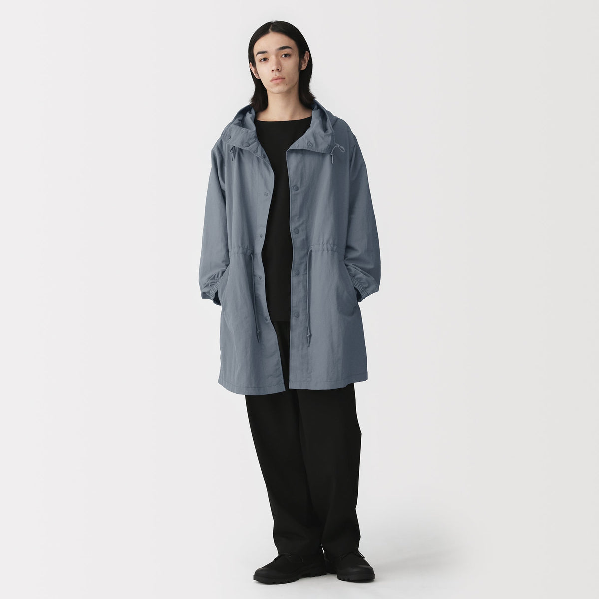 MUJI — Water Repellent Hooded Coat