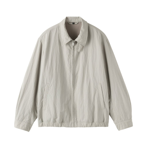 #WK51 [import] Water Repellent Zip-Up Jacket Light Gray MUJI