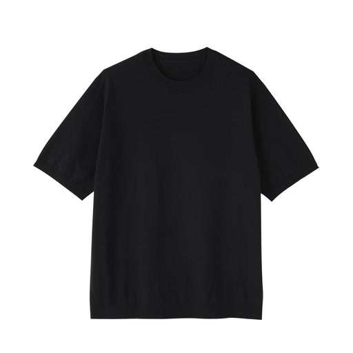 Hemp Blend Sweater Black MUJI