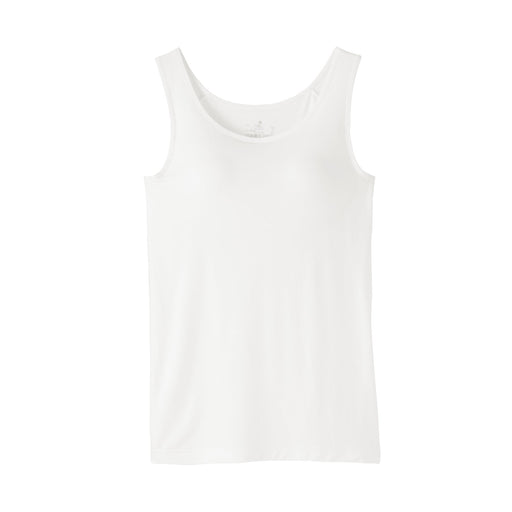 Lyocell Blend Bra Tank Top White MUJI