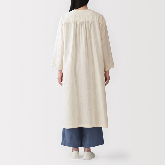 Kapok Blend Double Gauze Wrap Dress | Shirt Dresses Kapok Blend Double Gauze Wrap Dress | Shirt Dresses