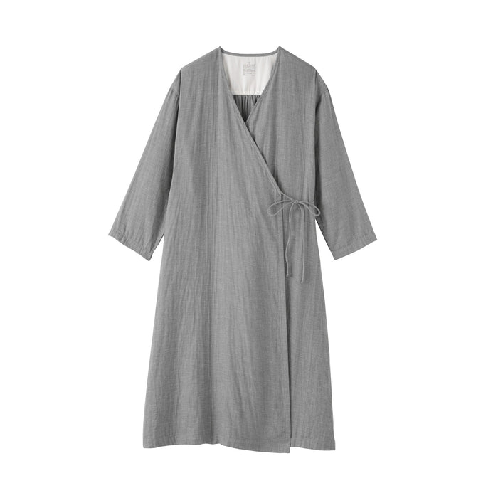 Kapok Blend Double Gauze Wrap Dress | Shirt Dresses Kapok Blend Double Gauze Wrap Dress | Shirt Dresses