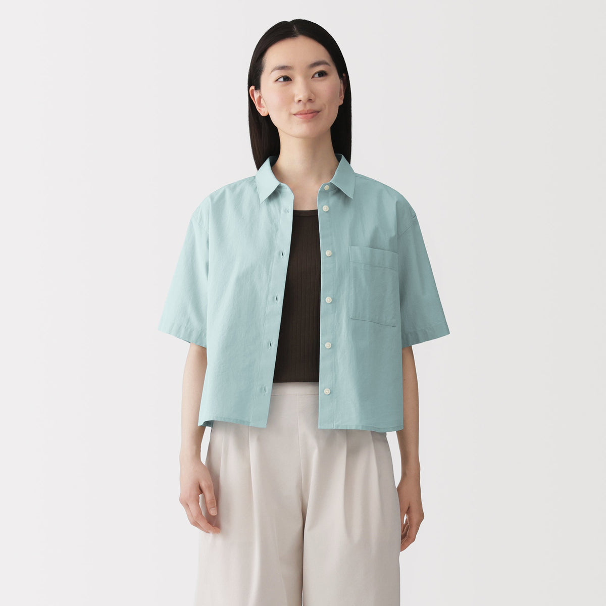 Cool Touch Shirt | Women's Summer Shirts | MUJI USA