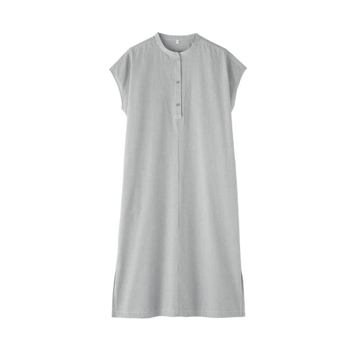 Cool Touch Pullover Dress Gray Check MUJI