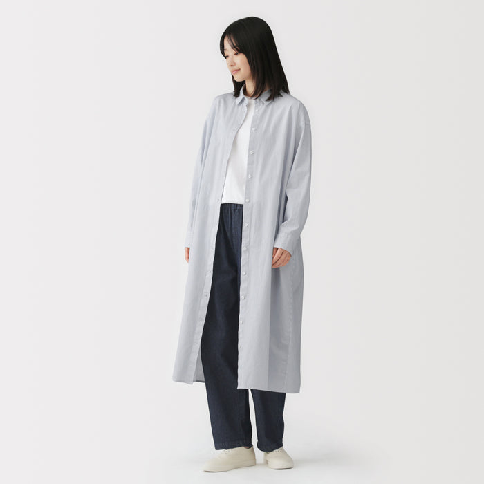 muji shirt dress Muji Shirt Dress Cream