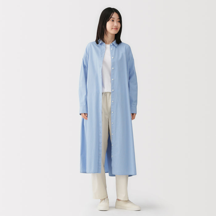 Broadcloth Shirt Dress | Women's Long Shirts & Dresses