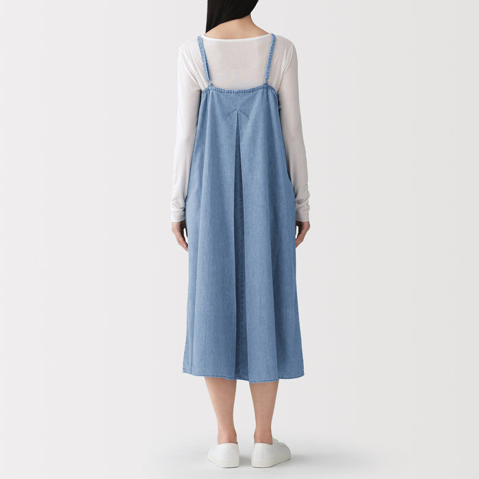 Kapok Blend Denim Cami Dress