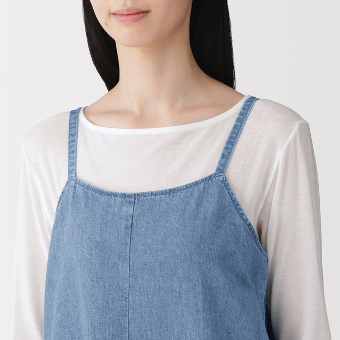 muji denim dress Shop Women's Dresses & Skirts