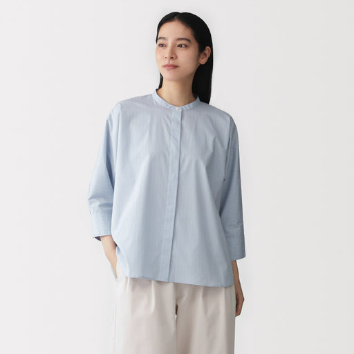 Broadcloth 3/4 Sleeve Shirt MUJI